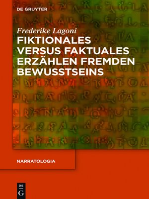 cover image of Fiktionales versus faktuales Erzählen fremden Bewusstseins